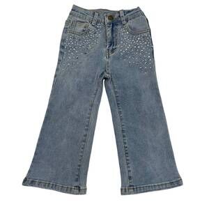 NEW ML KIDS kid's rhinestone jeans in denim